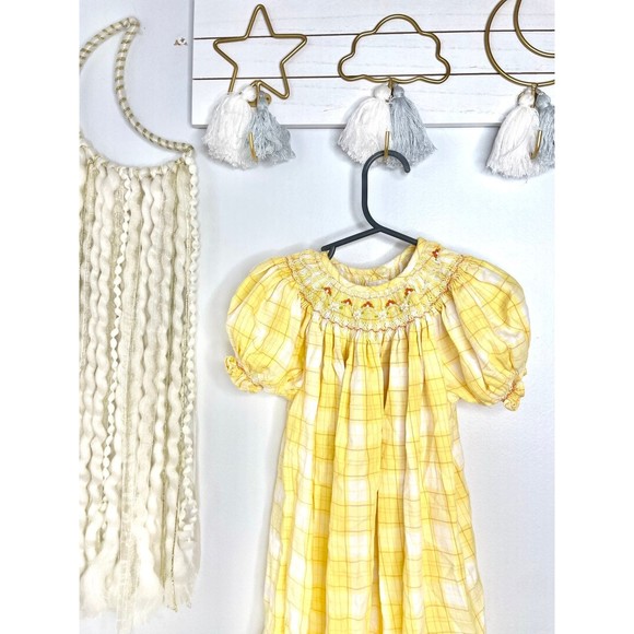 Strasburg Other - 2T Strasburg Smocked Bishop Dress Yellow Floral